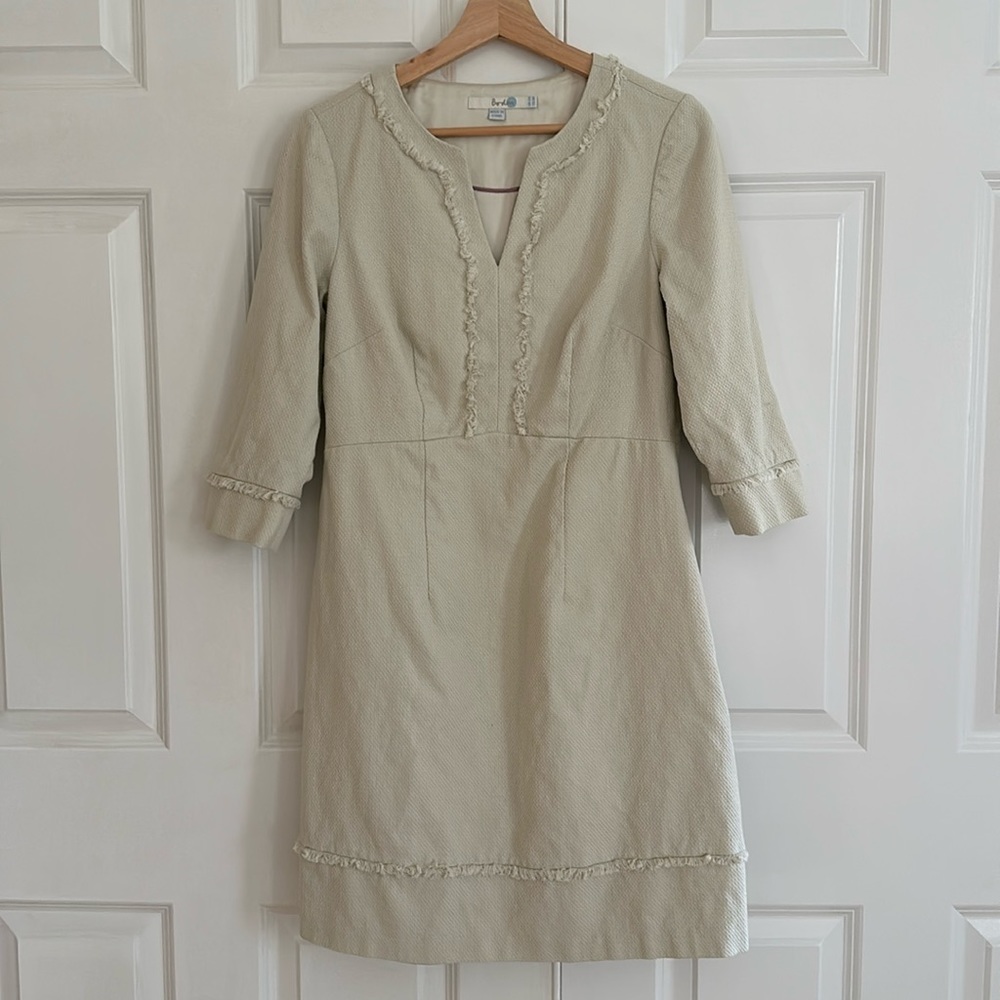 Boden dress in light sage green